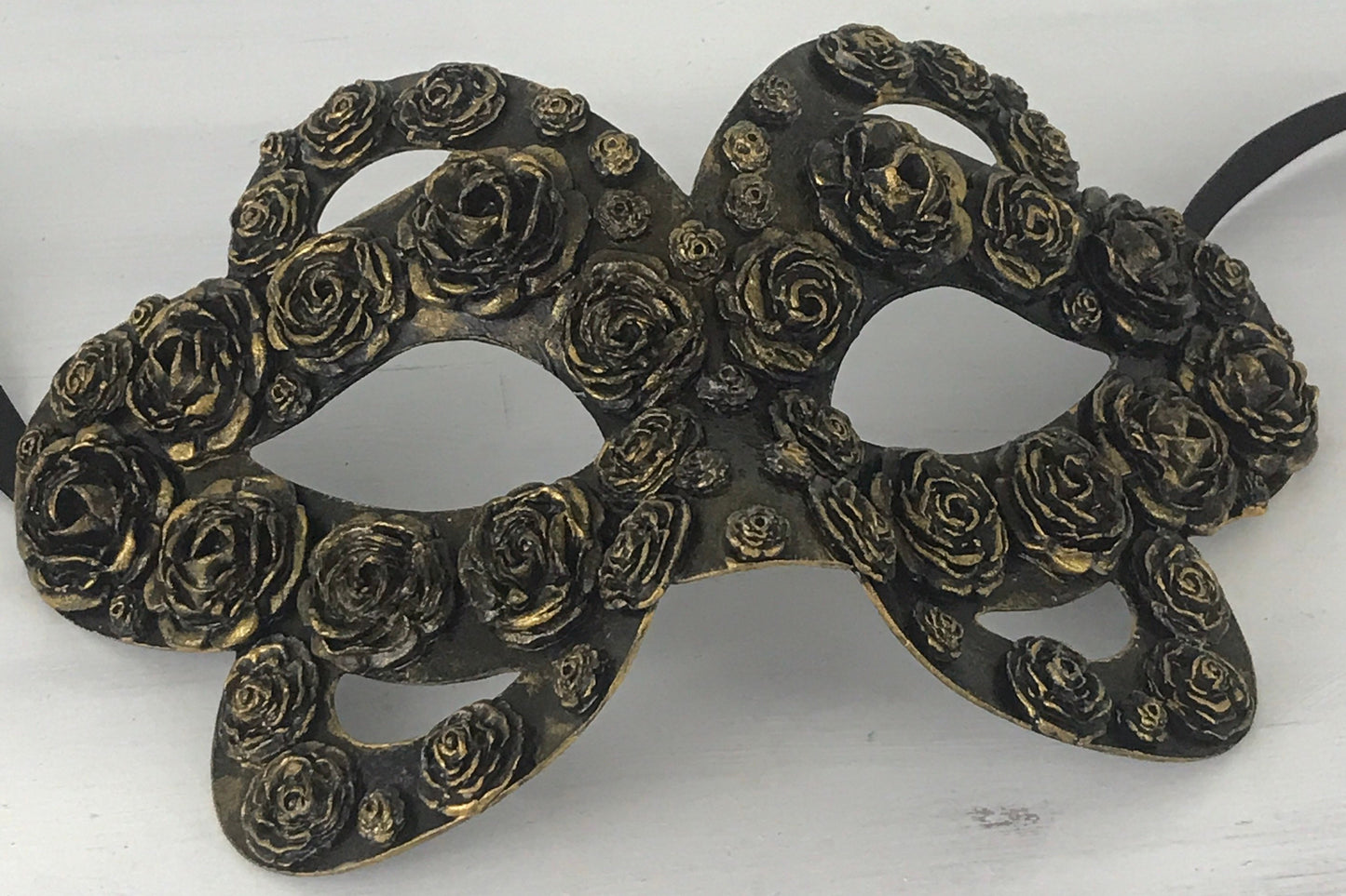 Black Masquerade Ball Mask, Party Mask, Masquerade Mask, Handmade Mask, Roses, Masks for Women, Purim Mask, Burning Man Mask, Wedding Mask