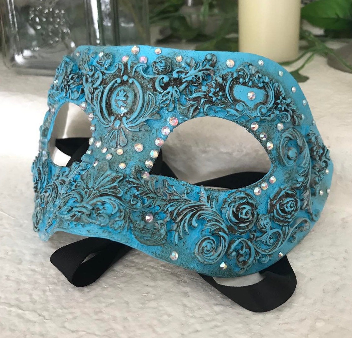 Masquerade Ball Mask, Party Mask, Masquerade Mask, Handmade Mask, Roses, Masks for Women, Purim Mask, Burning Man Mask, Wedding Mask