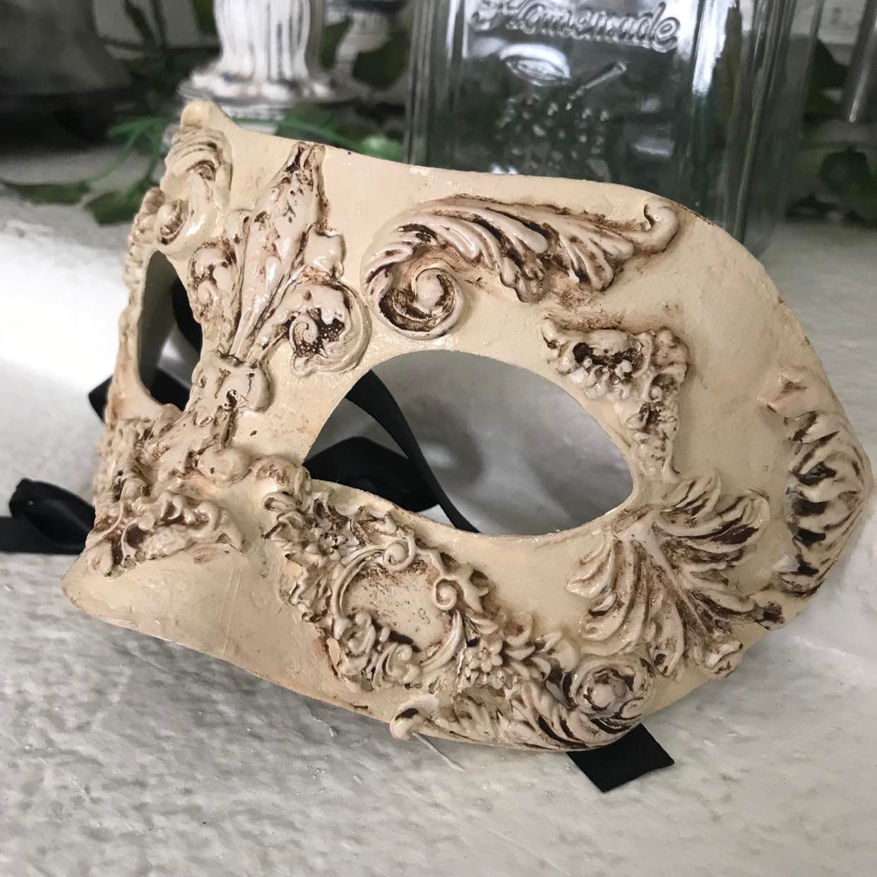 Masquerade Ball Mask, Party Mask, Masquerade Mask, Handmade Mask, Masks for Women, Purim Mask, Burning Man Mask
