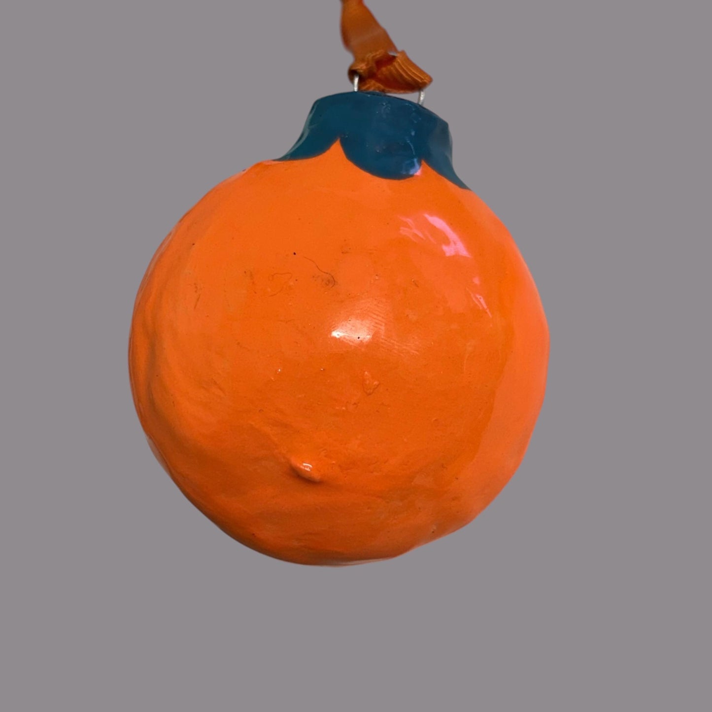 Whimsical Quirky Face Ornament Handmade Clay