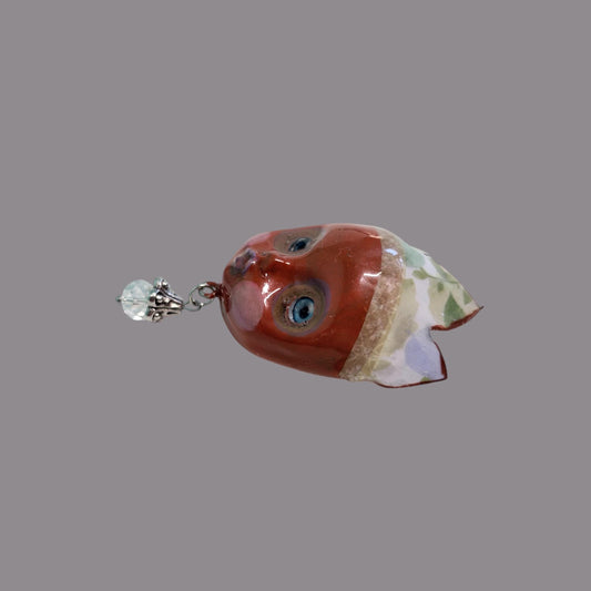 Handpainted Monster Fridge Magnet: Crowned Creepling Fae Goblin