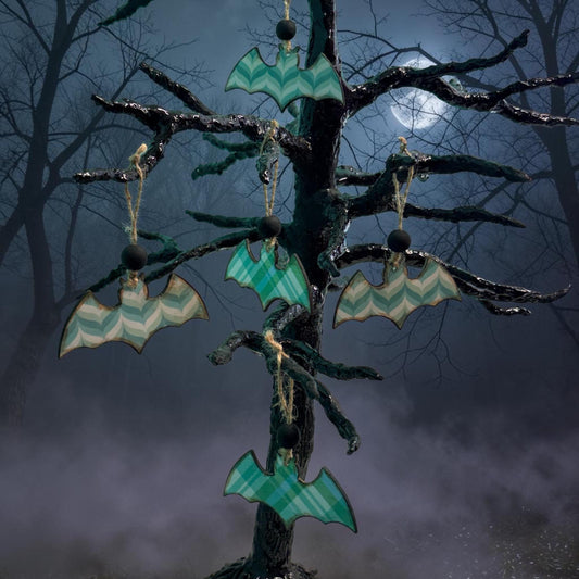 Whimsical Bat Ornament Set