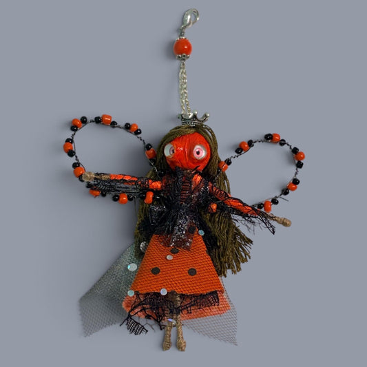 Pumpkin Fairy Charm, Purse, Car mirror