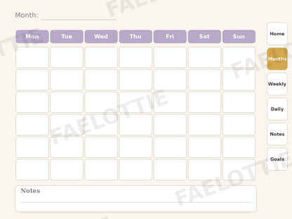 My Magical Planner Undated Digital Journal