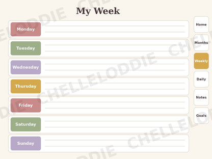 My Magical Planner Undated Digital Journal