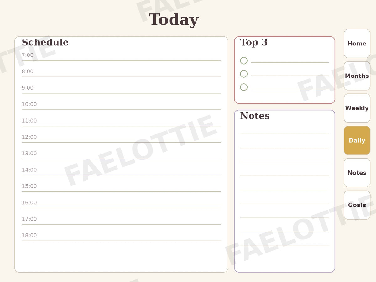 My Magical Planner Undated Digital Journal