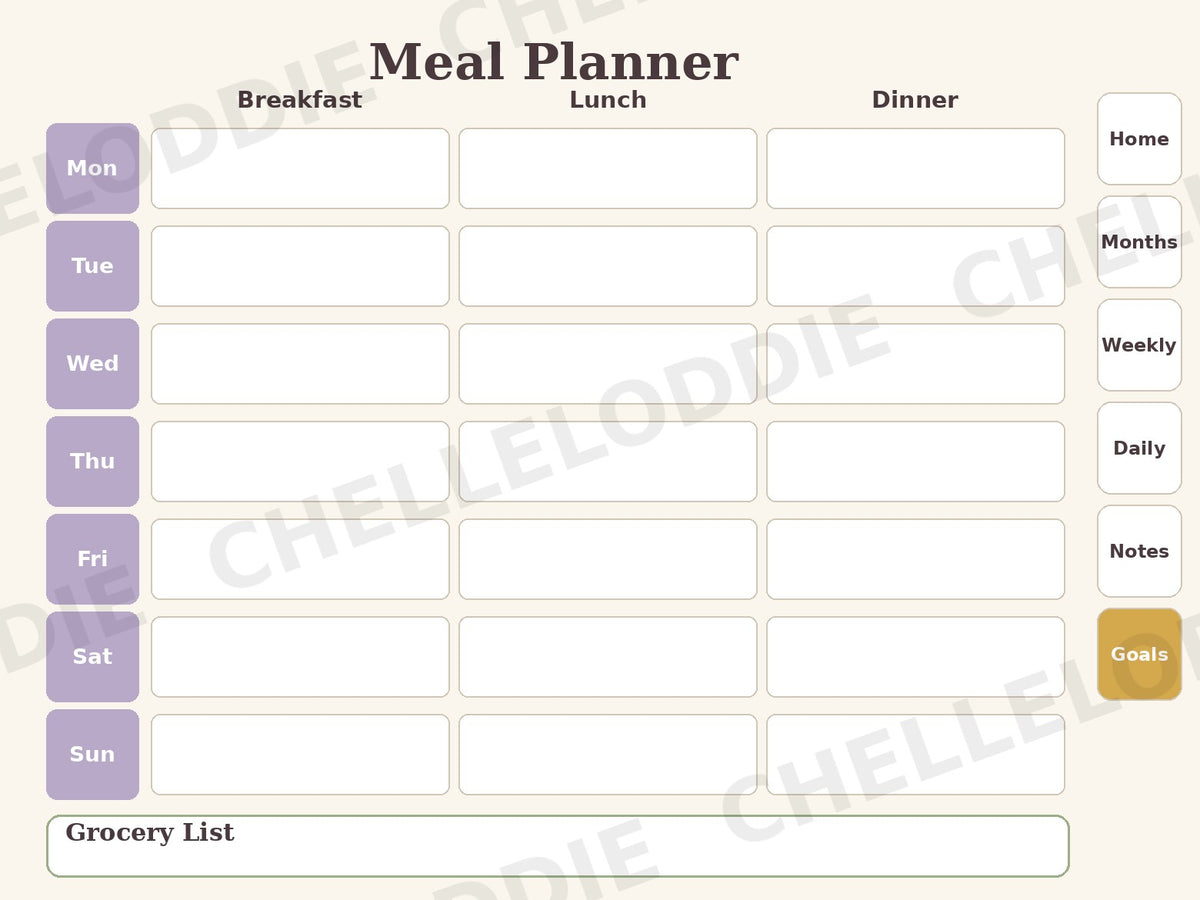 My Magical Planner Undated Digital Journal