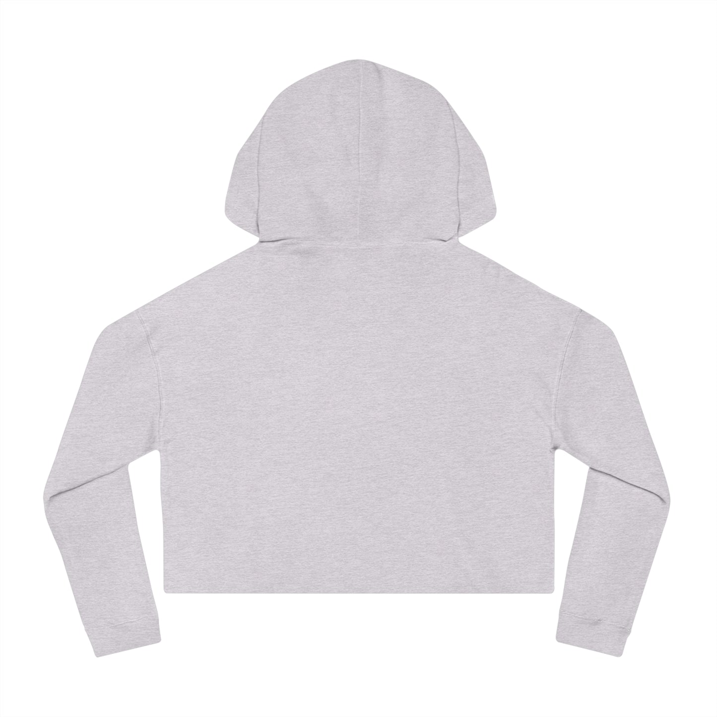 Cropped Hoodie - "Too Enchanted to Care" Boho Girl Graphic