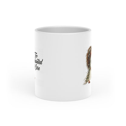 Heart-Shaped Mug — 'To My Favorite One' Romantic Floral Love Coffee Cup