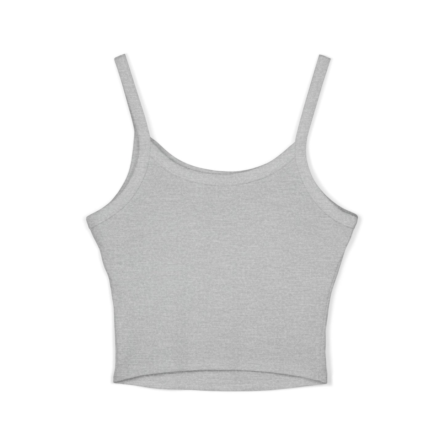 Spaghetti Tank Top — "Too Enchanted to Care" Fairy Girl Graphic