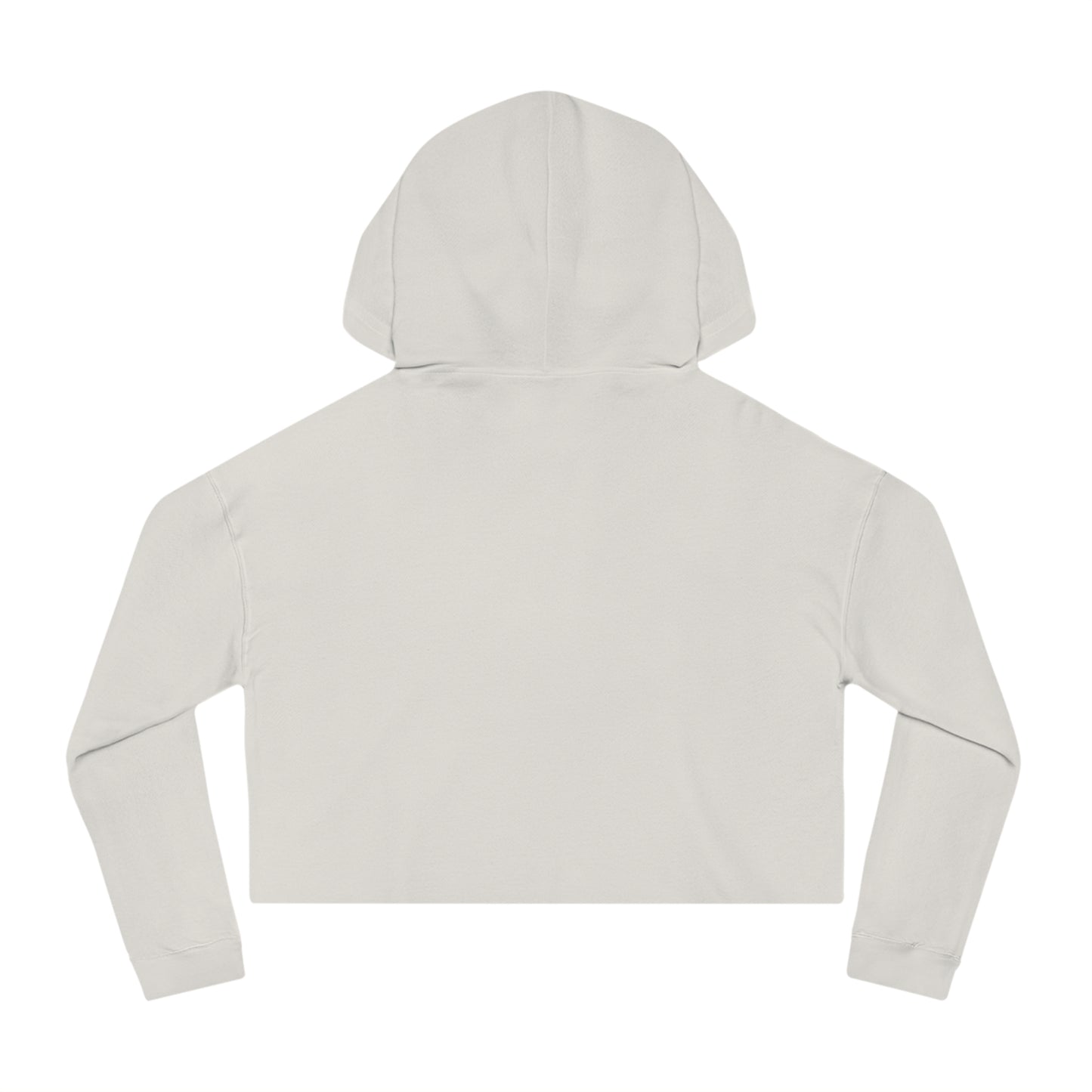 Cropped Hoodie - "Too Enchanted to Care" Boho Girl Graphic