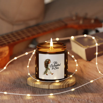 Scented Soy Candle (Multi-Size, Amber Jar)