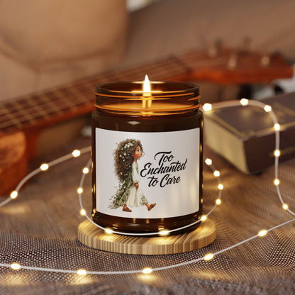 Scented Soy Candle (Multi-Size, Amber Jar)