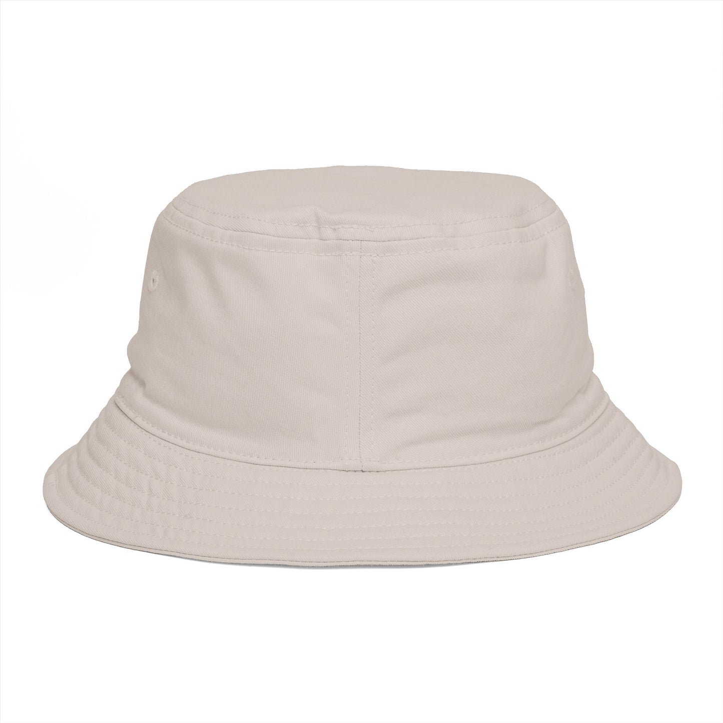 Bucket Hat - 'Too Beautiful to Care' Floral Girl Embroidered Sun Hat