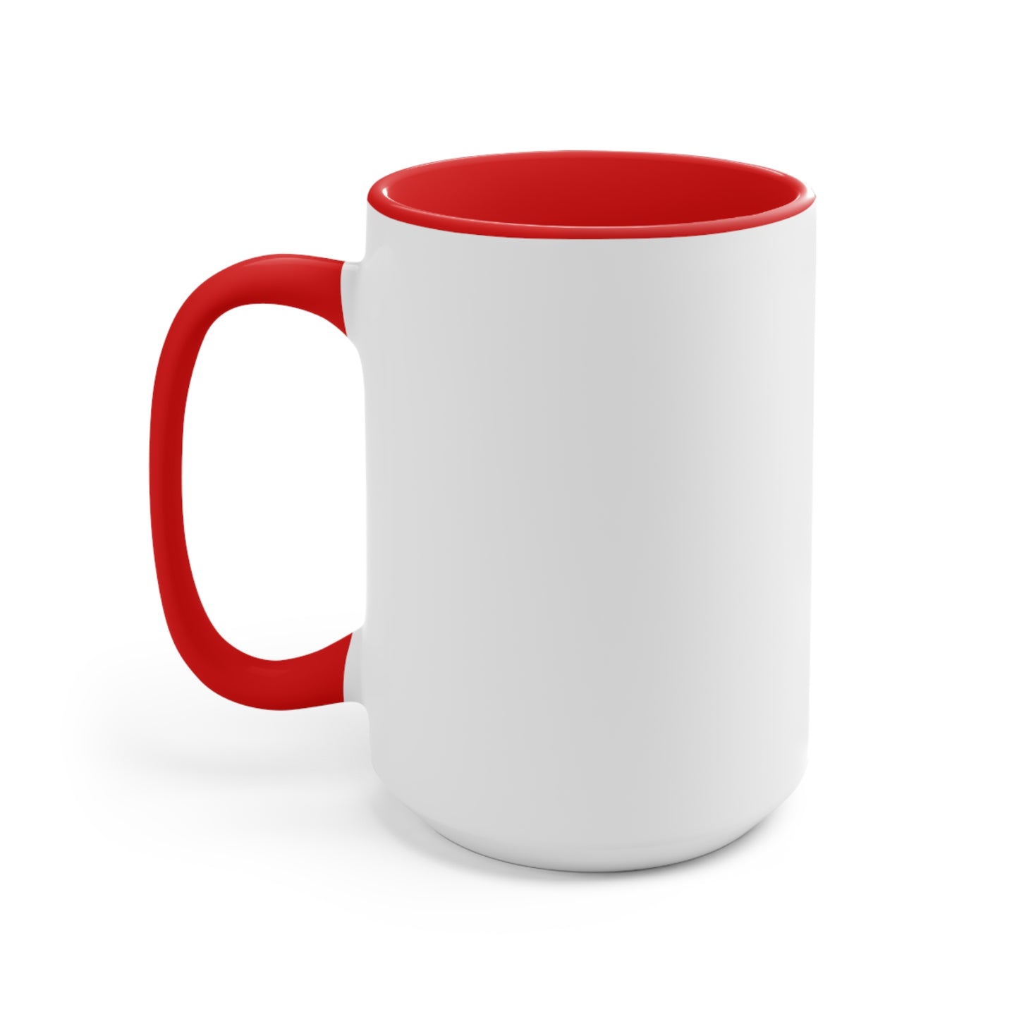 Pink Accent Ceramic Mug — Cozy Floral Dog Illustration
