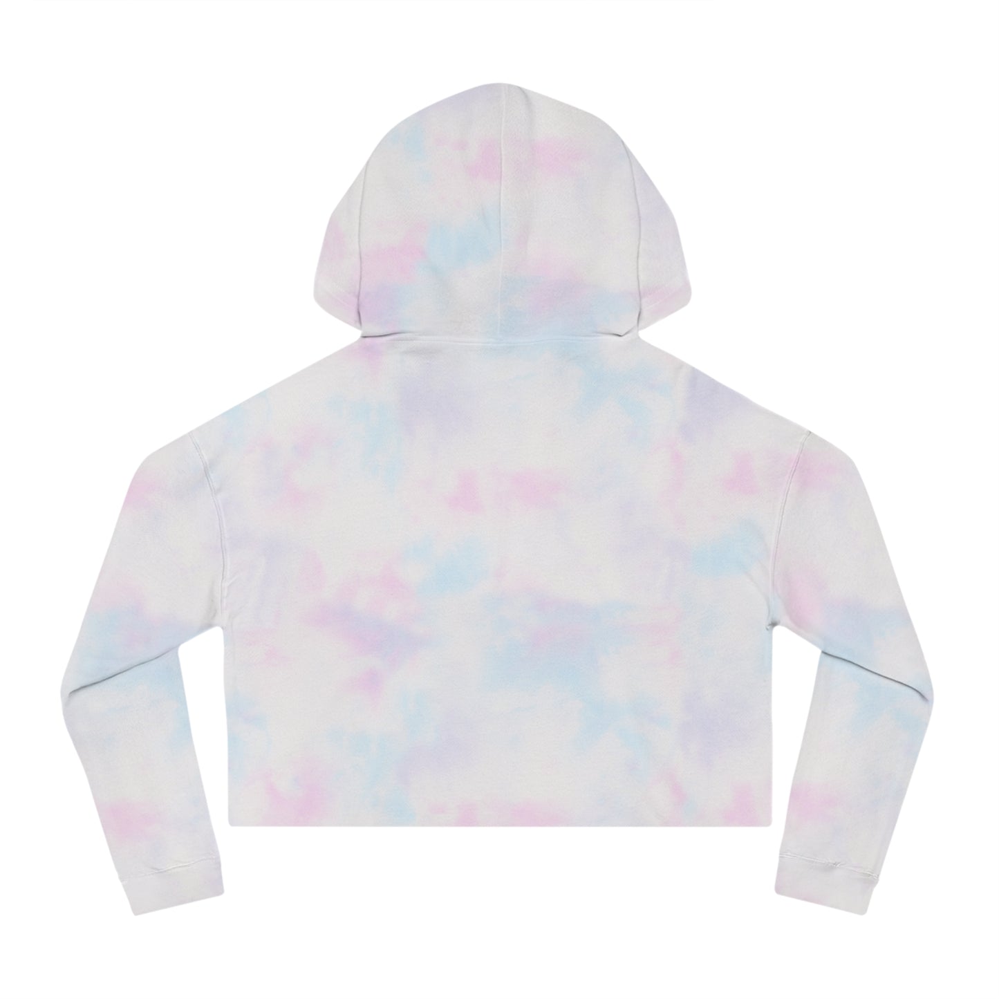 Cropped Hoodie - "Too Enchanted to Care" Boho Girl Graphic