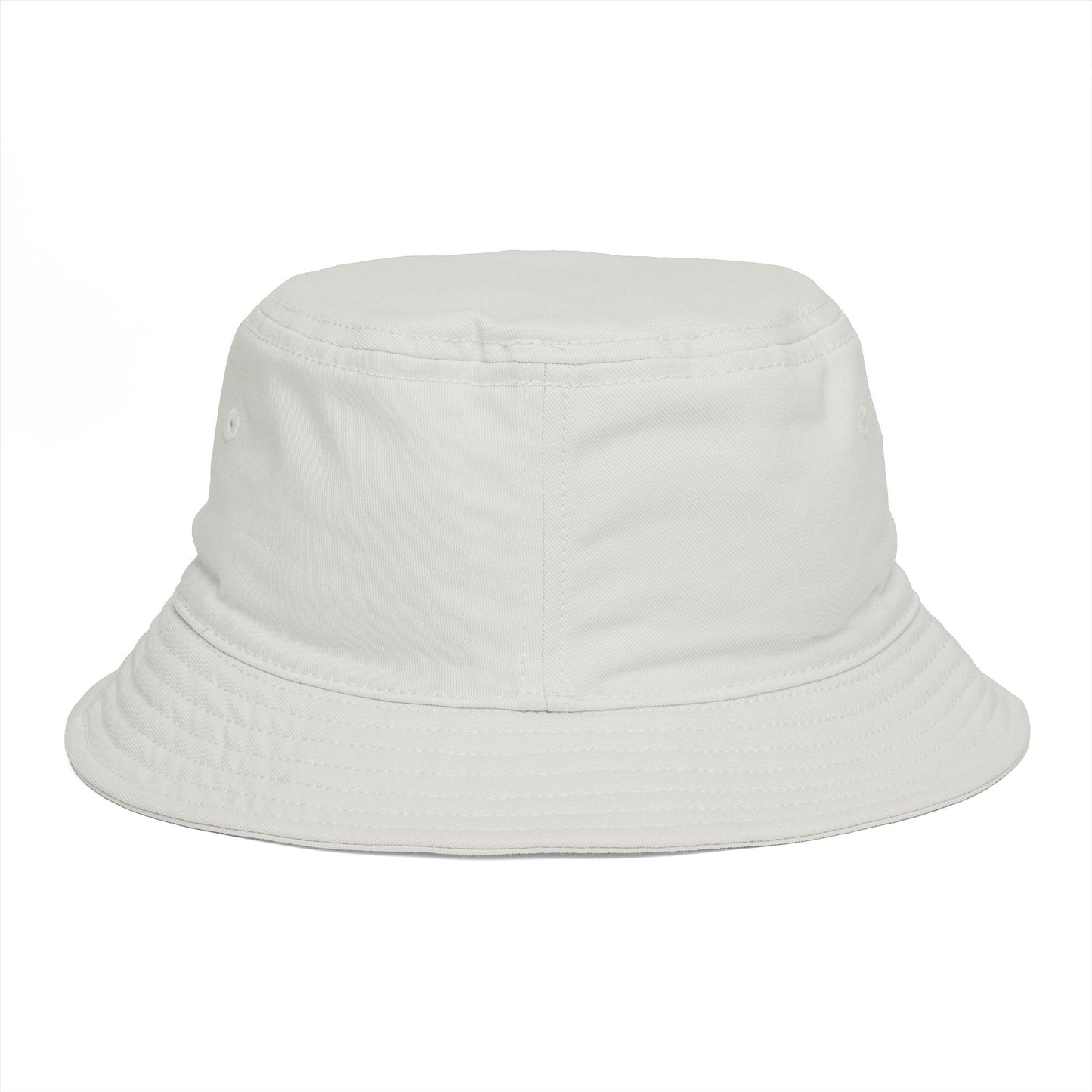 Bucket Hat - 'Too Beautiful to Care' Floral Girl Embroidered Sun Hat