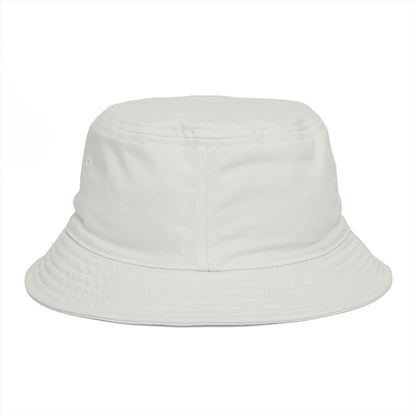 Bucket Hat - 'Too Beautiful to Care' Floral Girl Embroidered Sun Hat