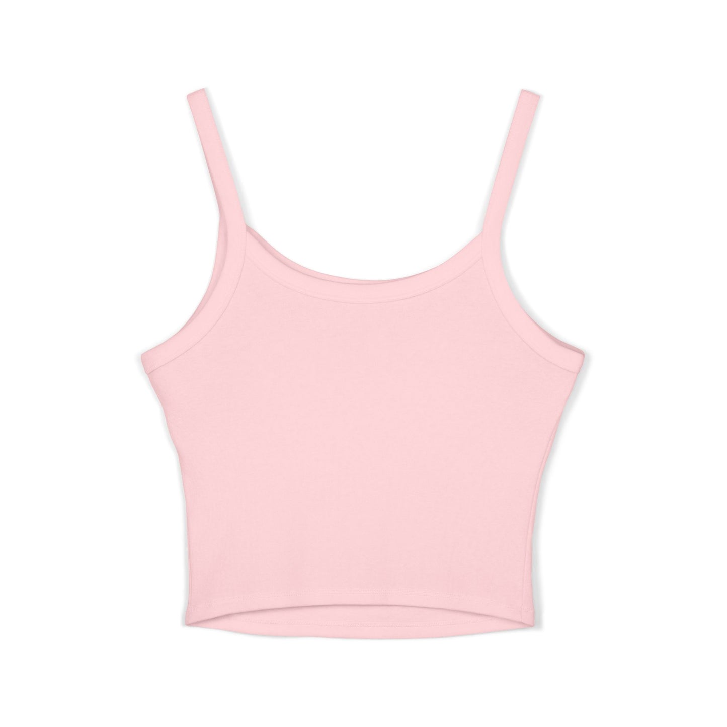 Spaghetti Tank Top — "Too Enchanted to Care" Fairy Girl Graphic