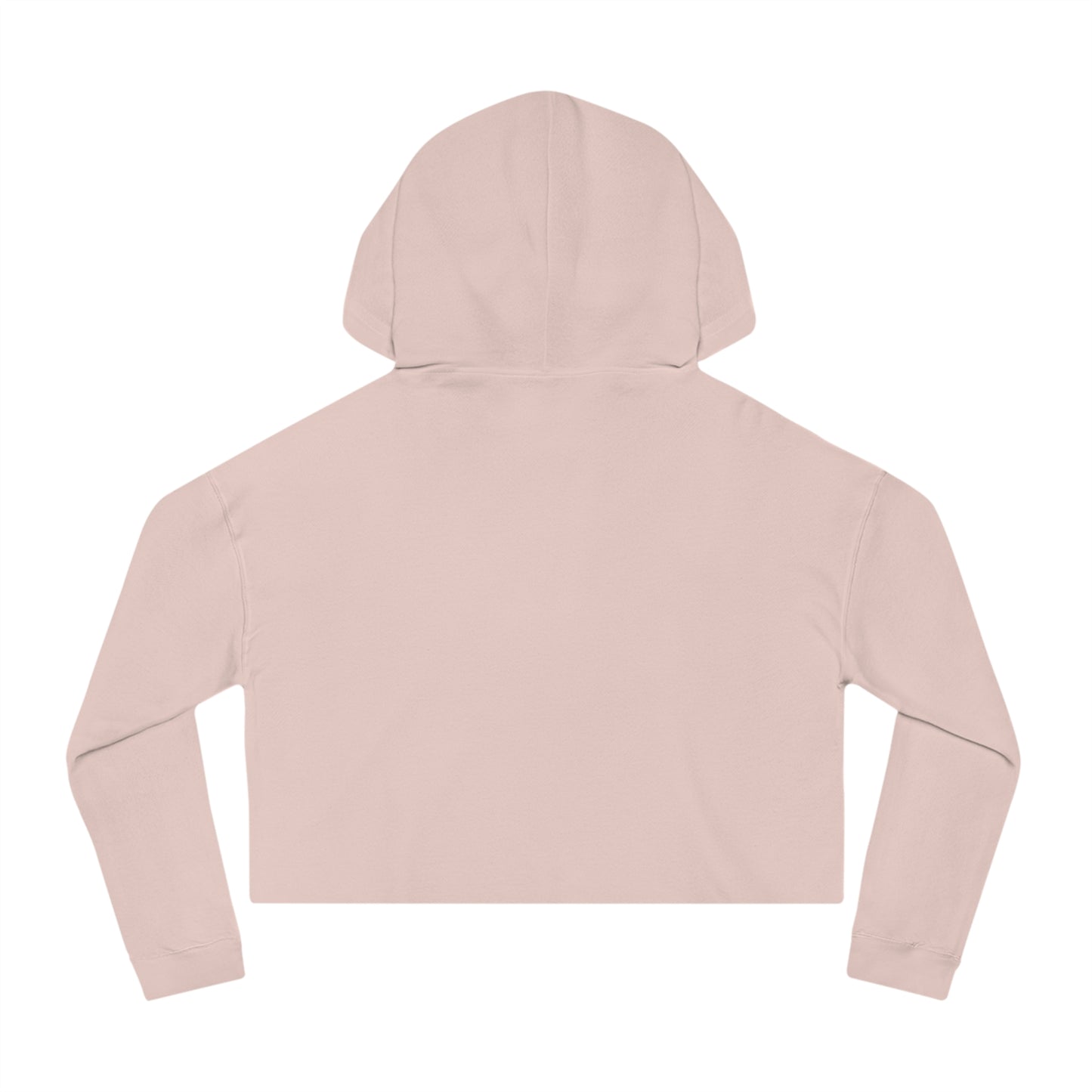 Cropped Hoodie - "Too Enchanted to Care" Boho Girl Graphic