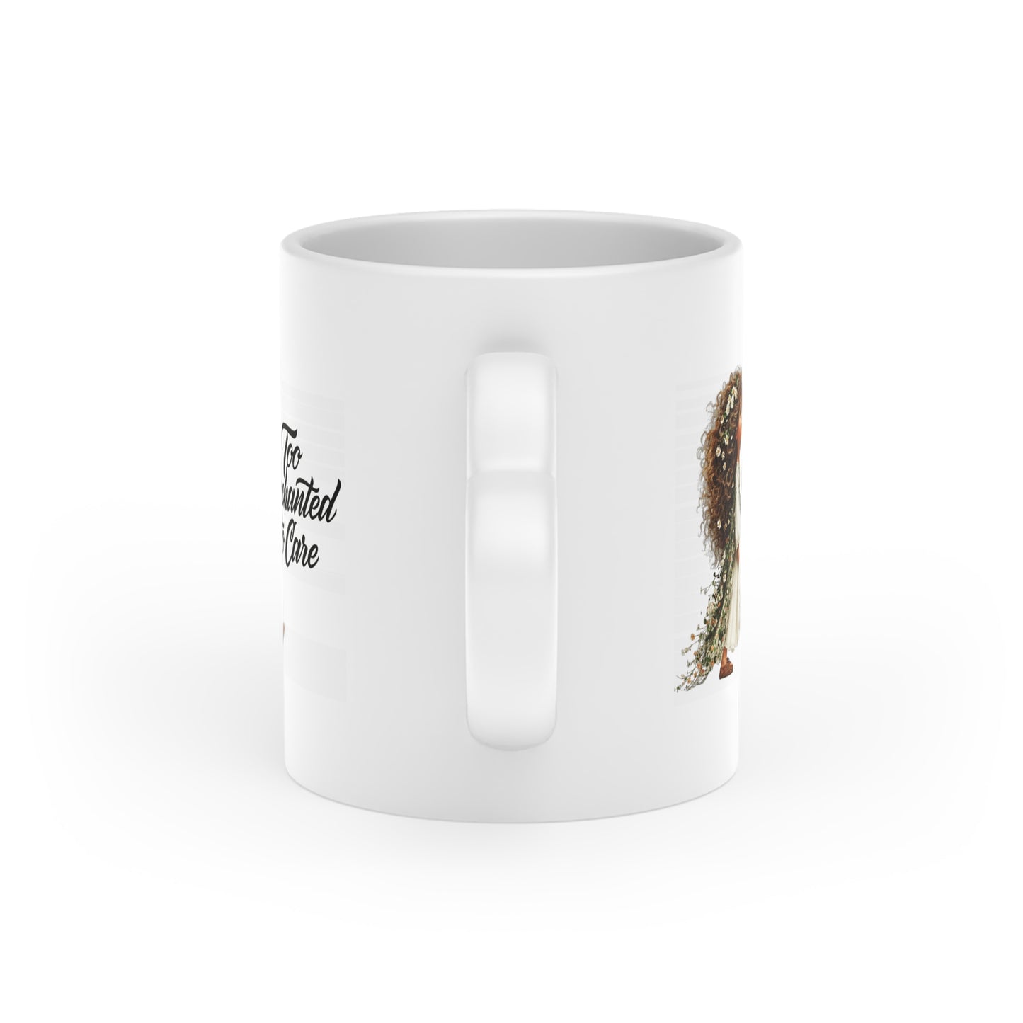 Heart-Shaped Mug — 'To My Favorite One' Romantic Floral Love Coffee Cup