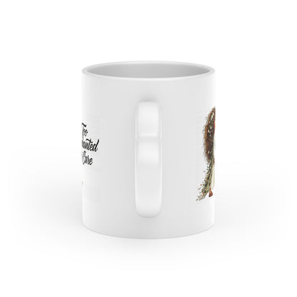 Heart-Shaped Mug — 'To My Favorite One' Romantic Floral Love Coffee Cup