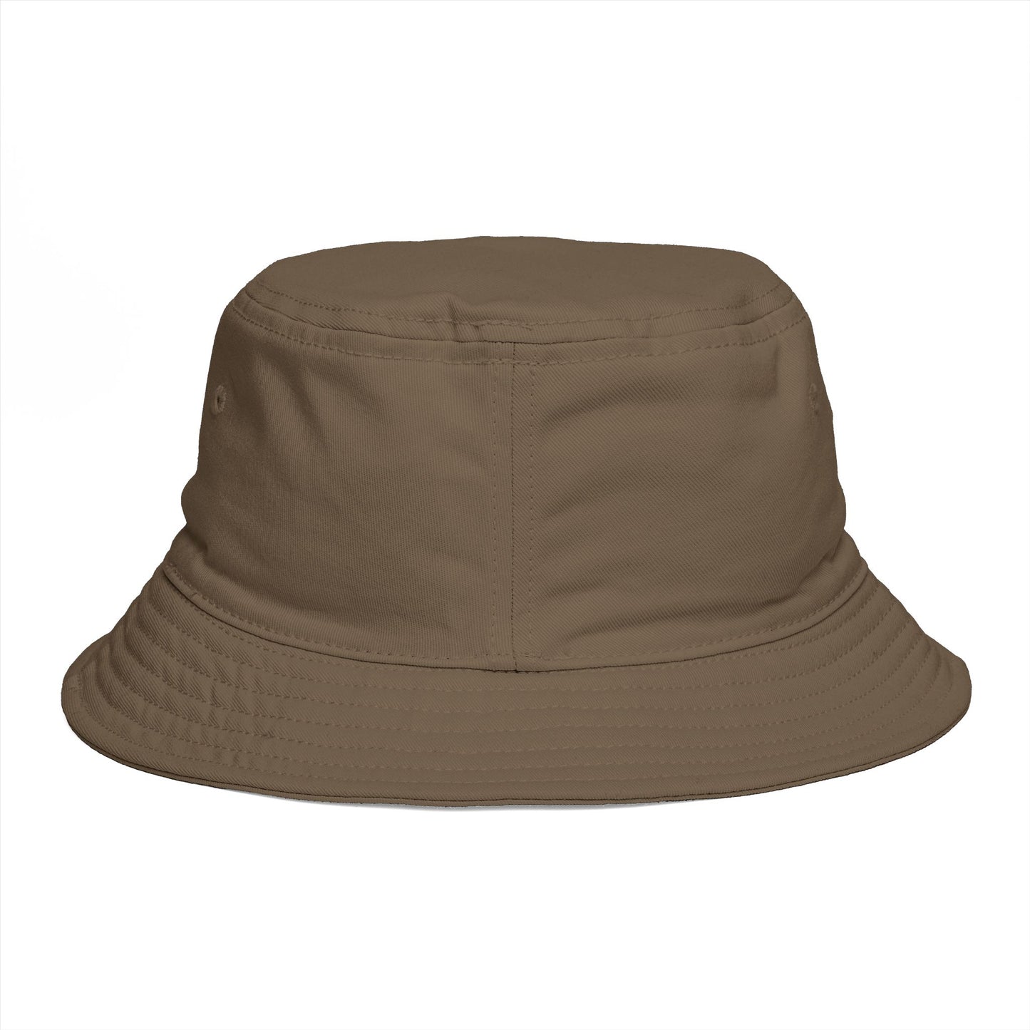 Bucket Hat - 'Too Beautiful to Care' Floral Girl Embroidered Sun Hat