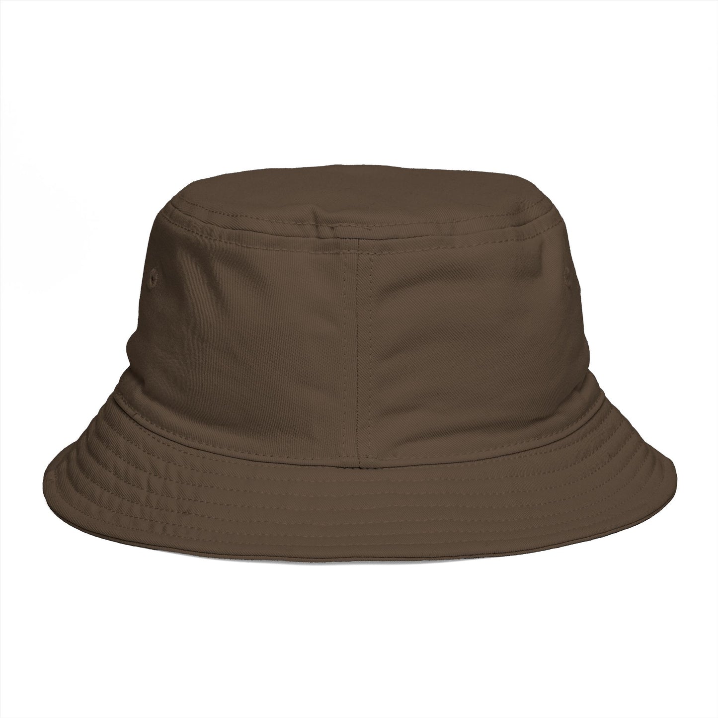 Bucket Hat - 'Too Beautiful to Care' Floral Girl Embroidered Sun Hat