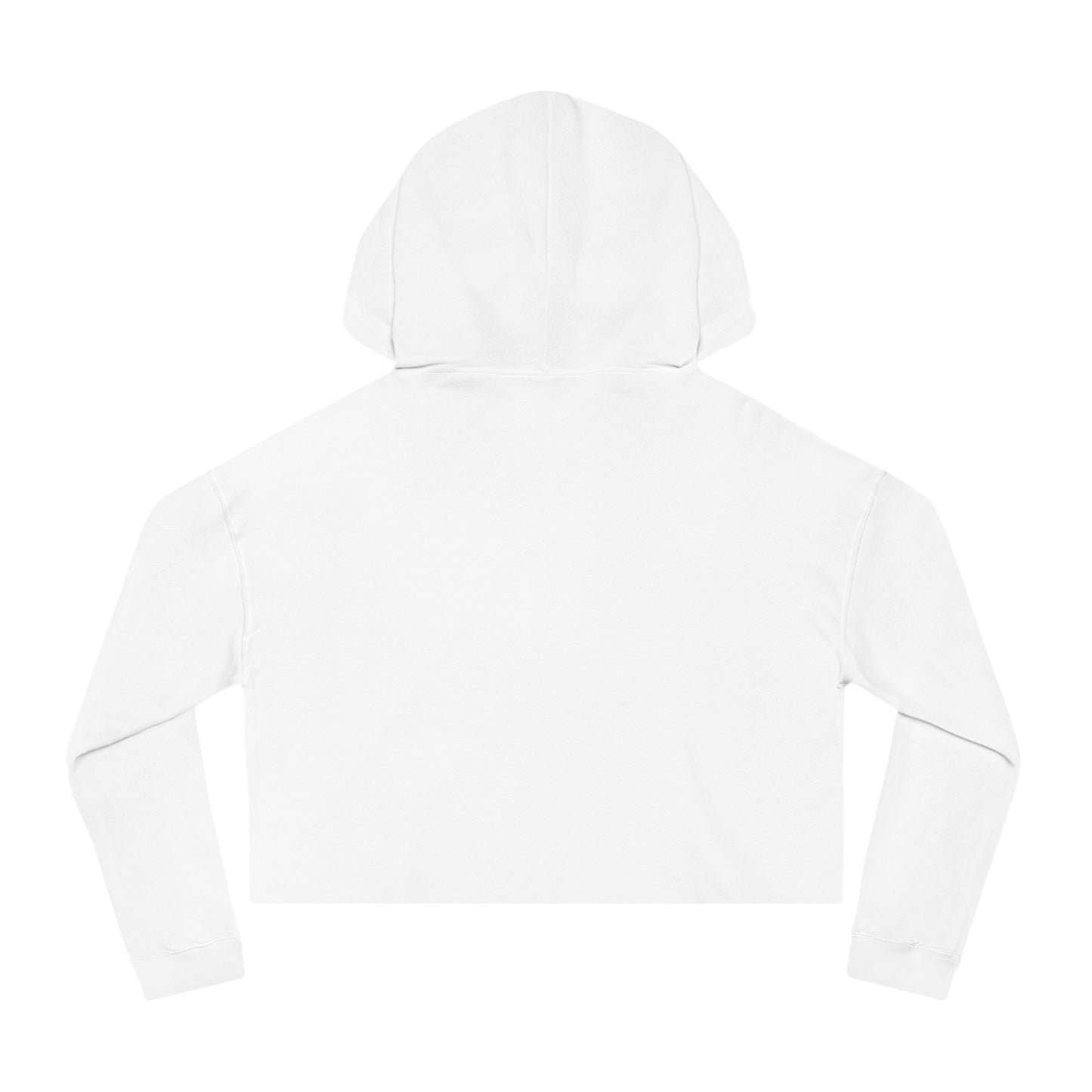 Cropped Hoodie - "Too Enchanted to Care" Boho Girl Graphic
