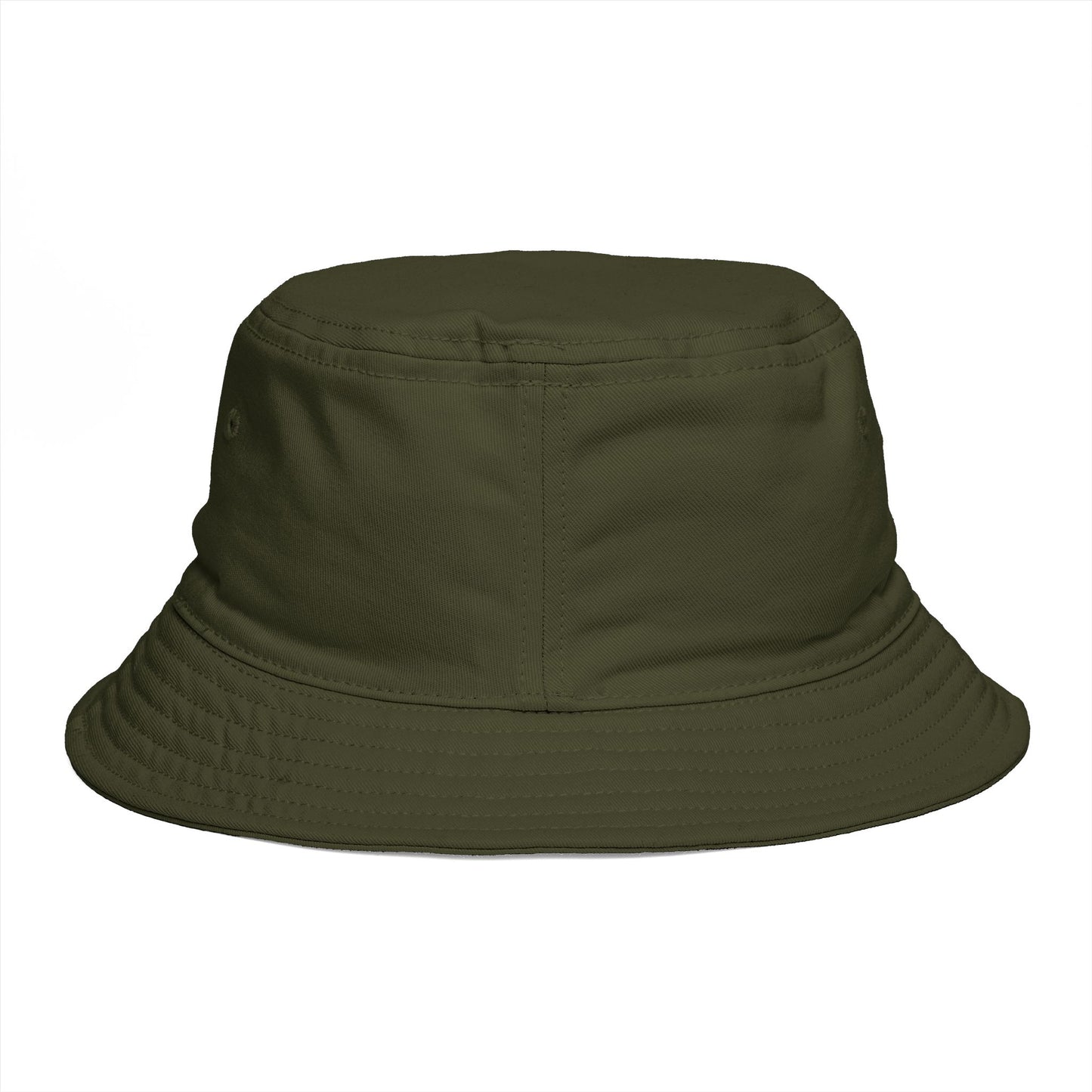 Bucket Hat - 'Too Beautiful to Care' Floral Girl Embroidered Sun Hat