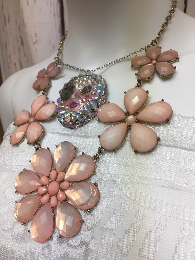 Spirit Doll Face Necklace, Art Doll,