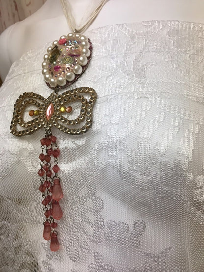 Spirit Doll Face Art Necklace