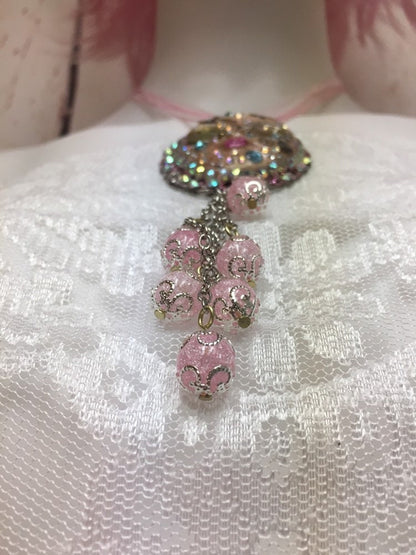 Spirit Art Doll Face Necklace