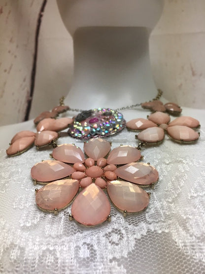 Spirit Doll Face Necklace, Art Doll,