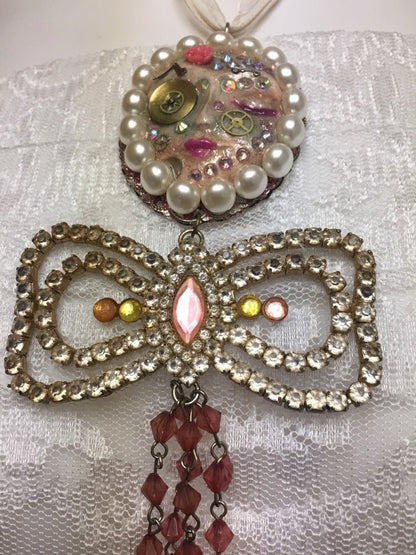 Spirit Doll Face Art Necklace