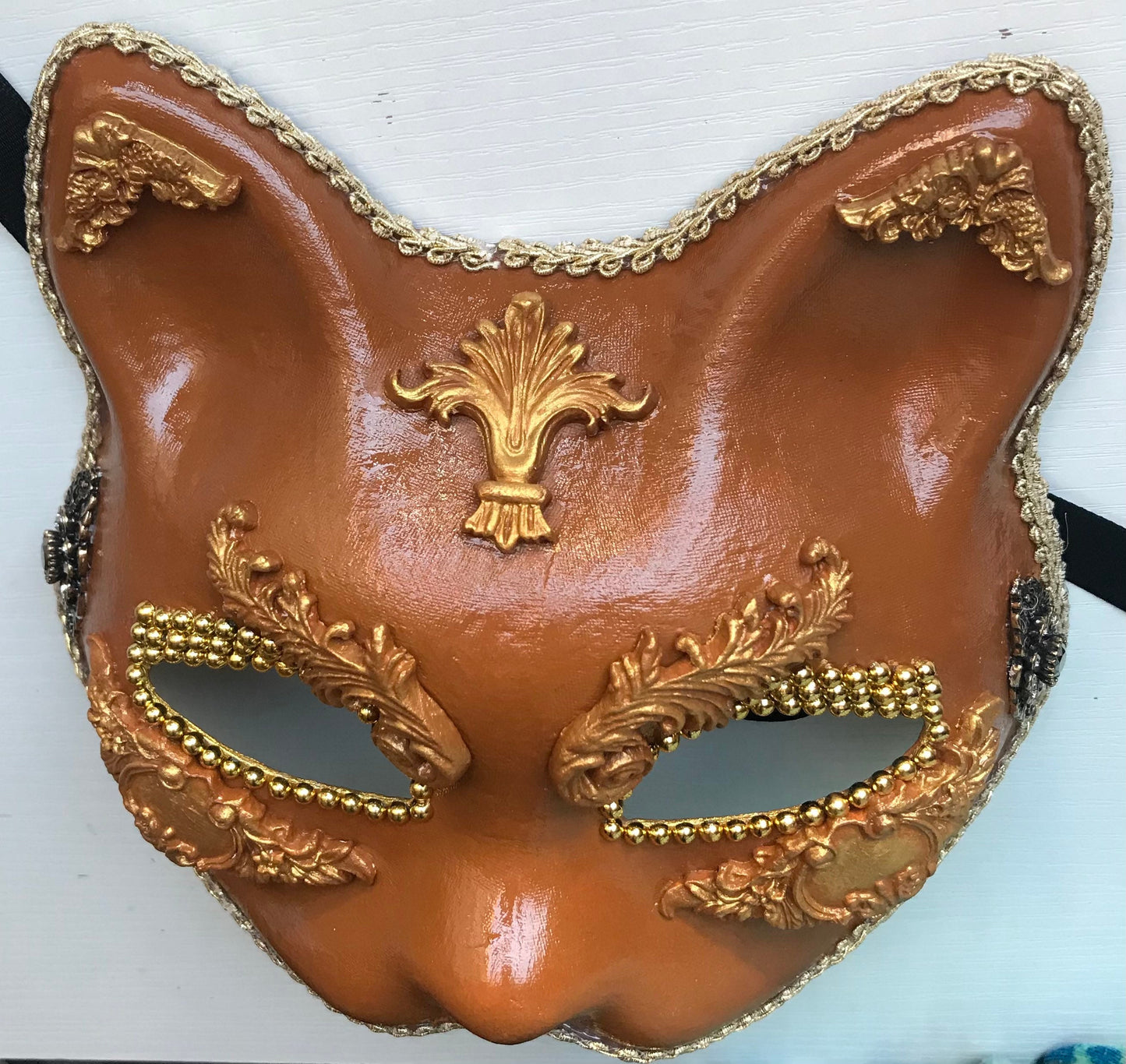 Handmade Masquerade Mask: Burning Man, Purim, or Party Mask