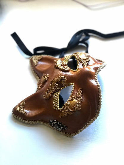 Handmade Masquerade Mask: Burning Man, Purim, or Party Mask