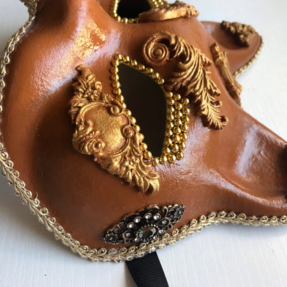 Handmade Masquerade Mask: Burning Man, Purim, or Party Mask
