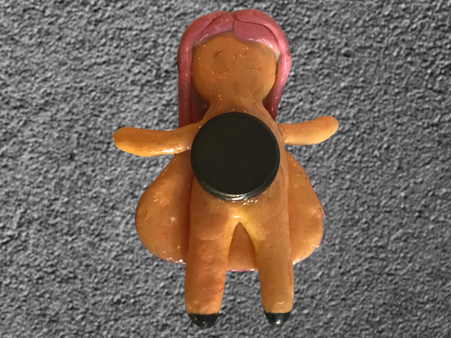Heartless Creepling Darling Magnet – Handmade Porcelain Clay Art