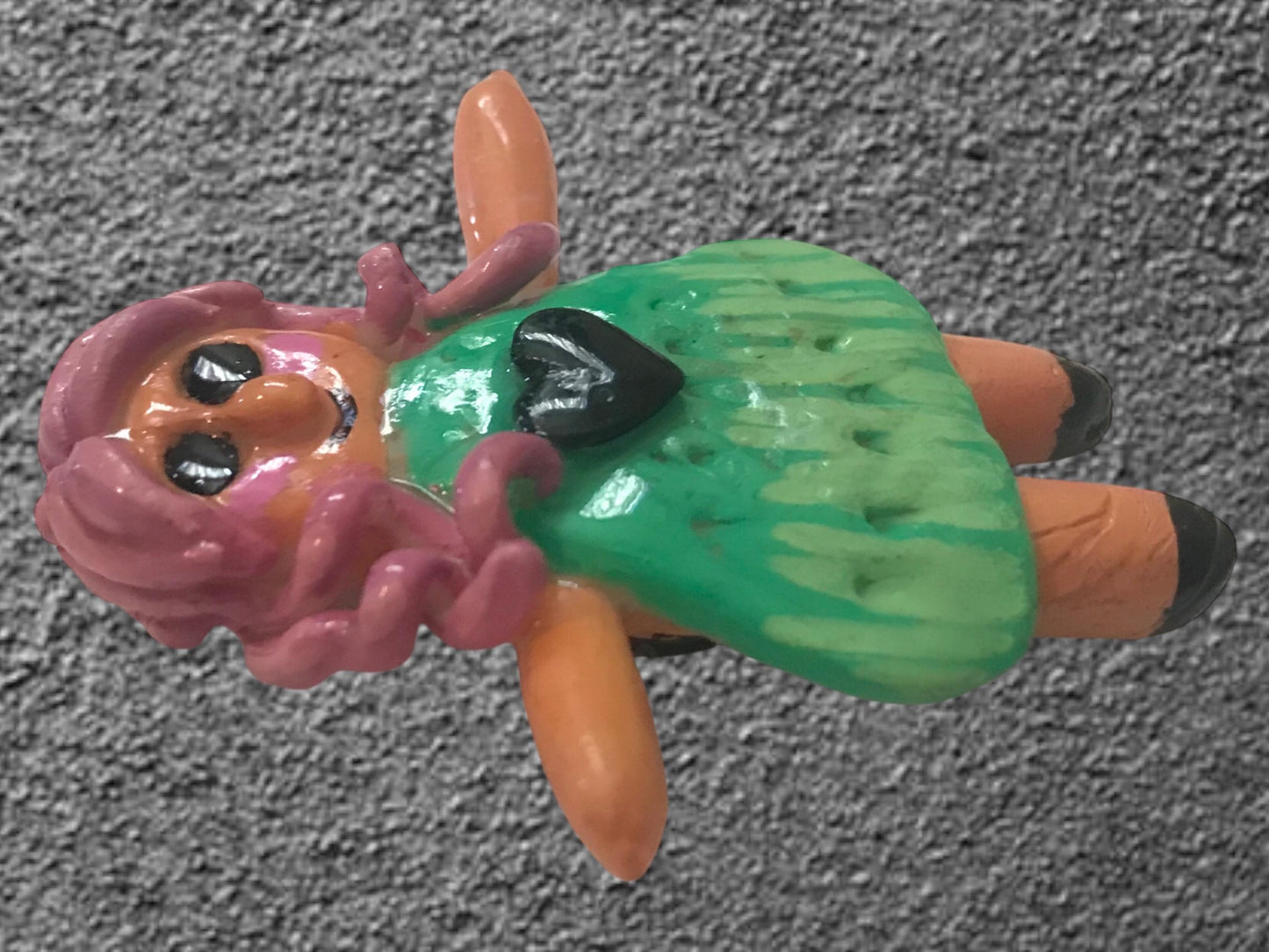 Heartless Creepling Darling Magnet – Handmade Porcelain Clay Art