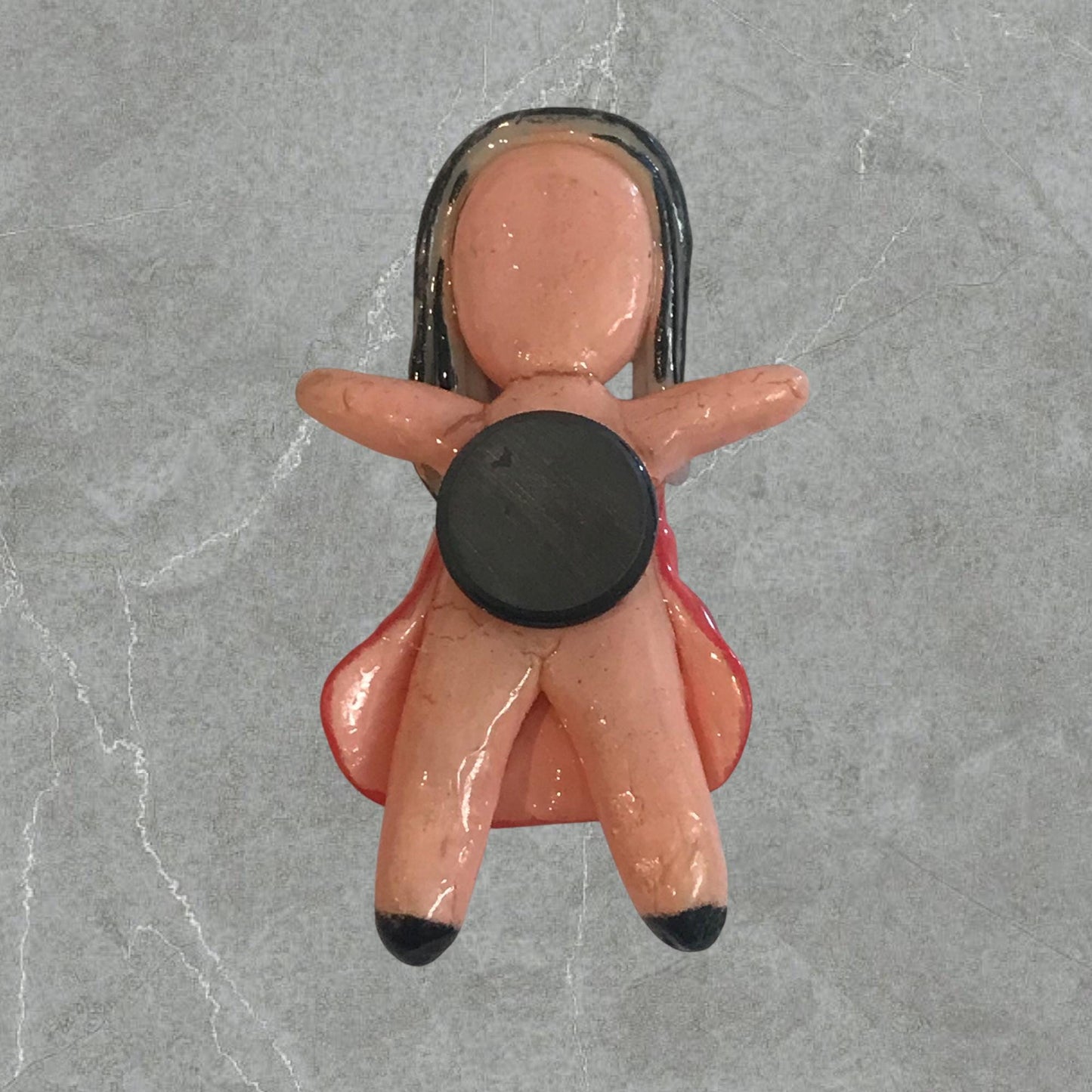Heartless Creepling Darling Magnet – Handmade Porcelain Clay Art