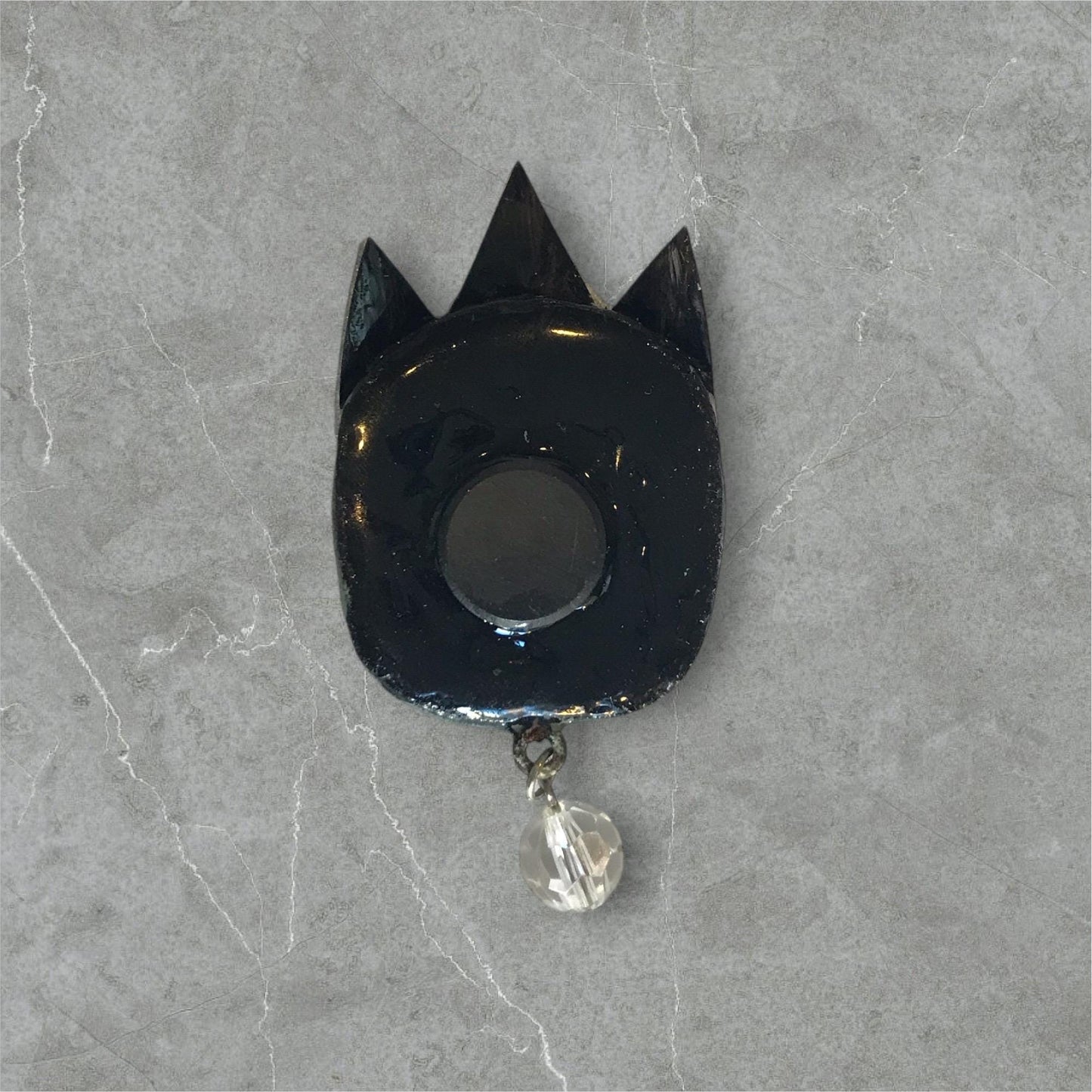 Handpainted Monster Fridge Magnet: Crowned Creepling Fae Goblin