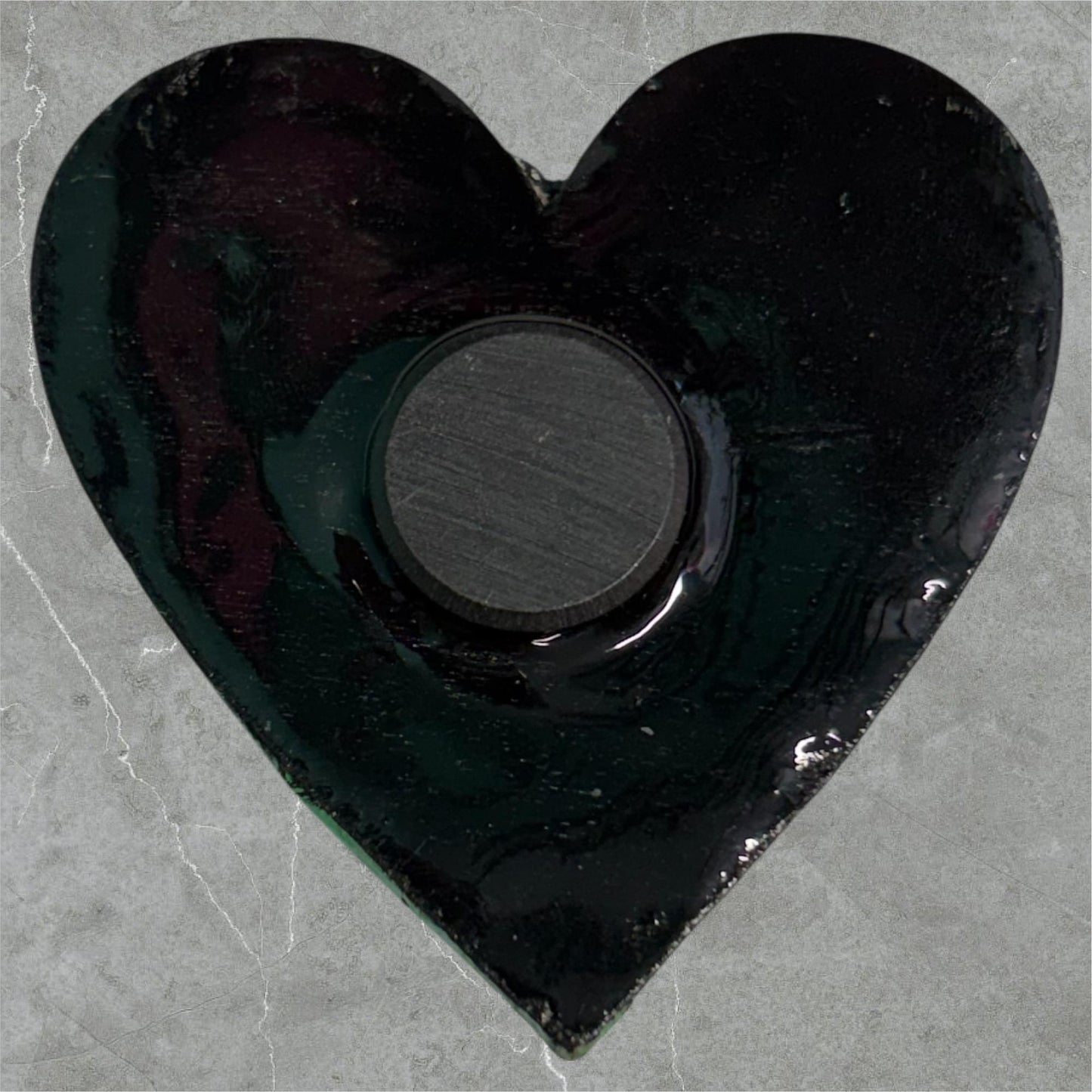 Handmade Creepling Heart Magnet: Quirky One-Eyed Sculpture, Collectible Gift  Monster