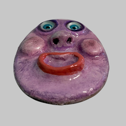 Handmade Creepling Rotten Eggie: Quirky One-Eyed Sculpture, Collectible Gift  Monster