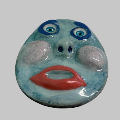 Handmade Creepling Rotten Eggie: Quirky One-Eyed Sculpture, Collectible Gift  Monster