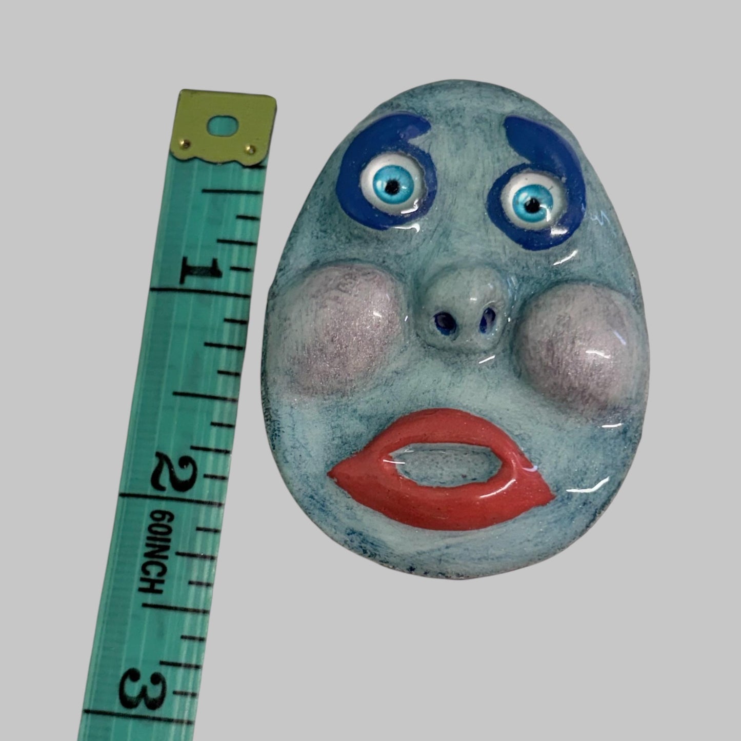 Handmade Creepling Rotten Eggie: Quirky One-Eyed Sculpture, Collectible Gift  Monster