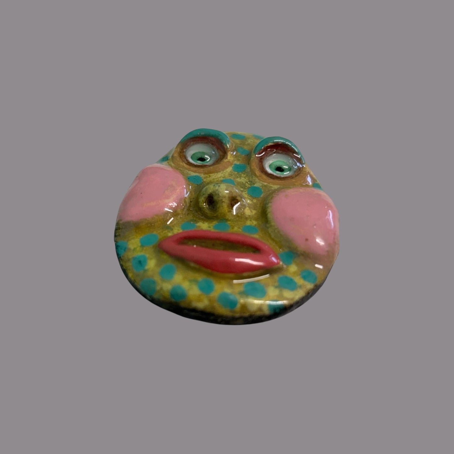 Handmade Creepling Rotten Eggie: Quirky One-Eyed Sculpture, Collectible Gift  Monster