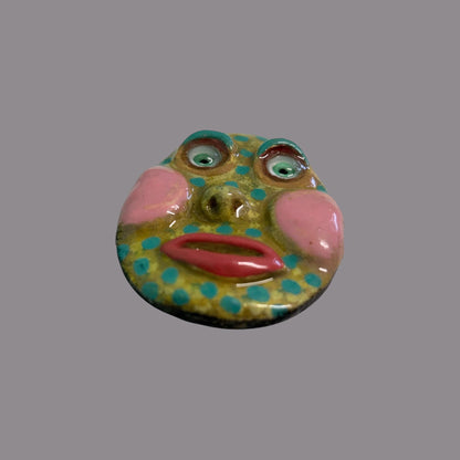 Handmade Creepling Rotten Eggie: Quirky One-Eyed Sculpture, Collectible Gift  Monster