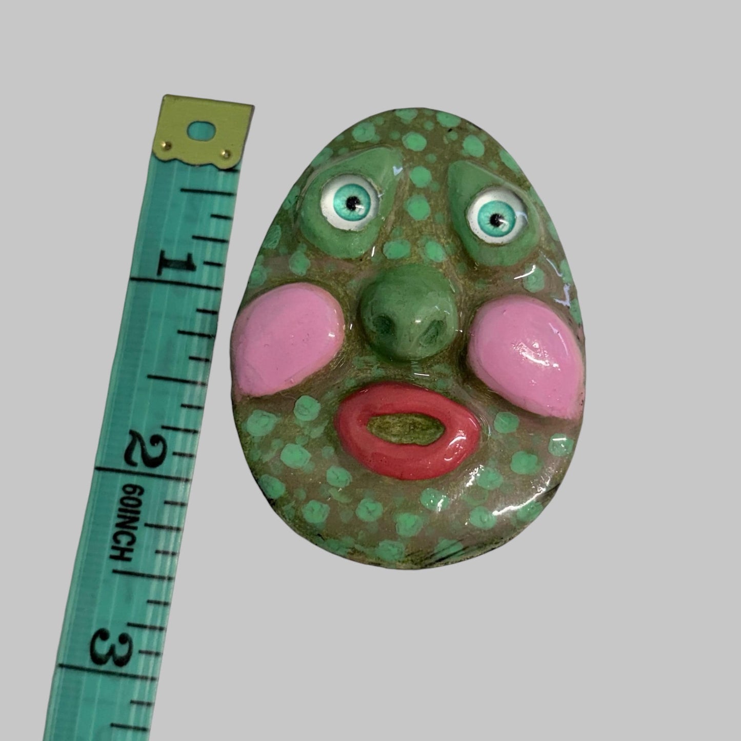 Handmade Creepling Rotten Eggie: Quirky One-Eyed Sculpture, Collectible Gift  Monster