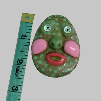 Handmade Creepling Rotten Eggie: Quirky One-Eyed Sculpture, Collectible Gift  Monster